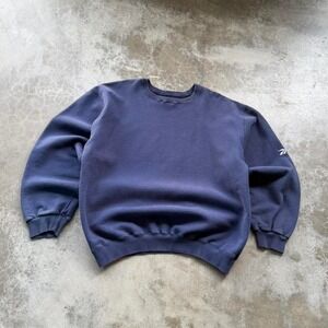 Vintage 90's Reebok Premium heavy weight cotton blank crewneck sweatshirt 3xl